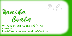 monika csala business card